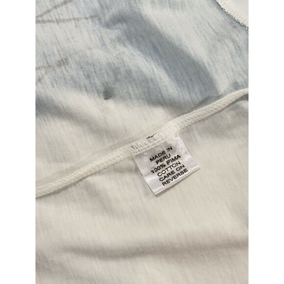 D/M Mens T Shirt White Graphic Print Limited Edition Art Short Sleeve Tee Medium - Picture 9 of 10